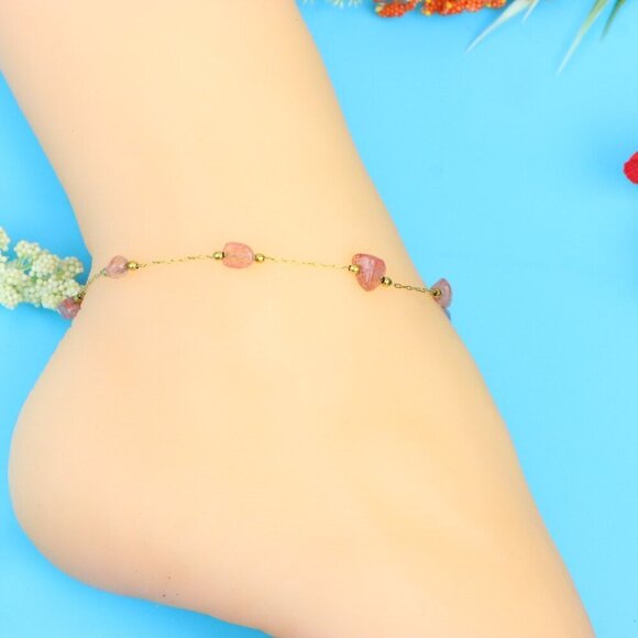 Elegant Handmade Anklet – Perfect for Women & Girls | Ideal Gift Option, DYC1607 - Picture 2 of 9